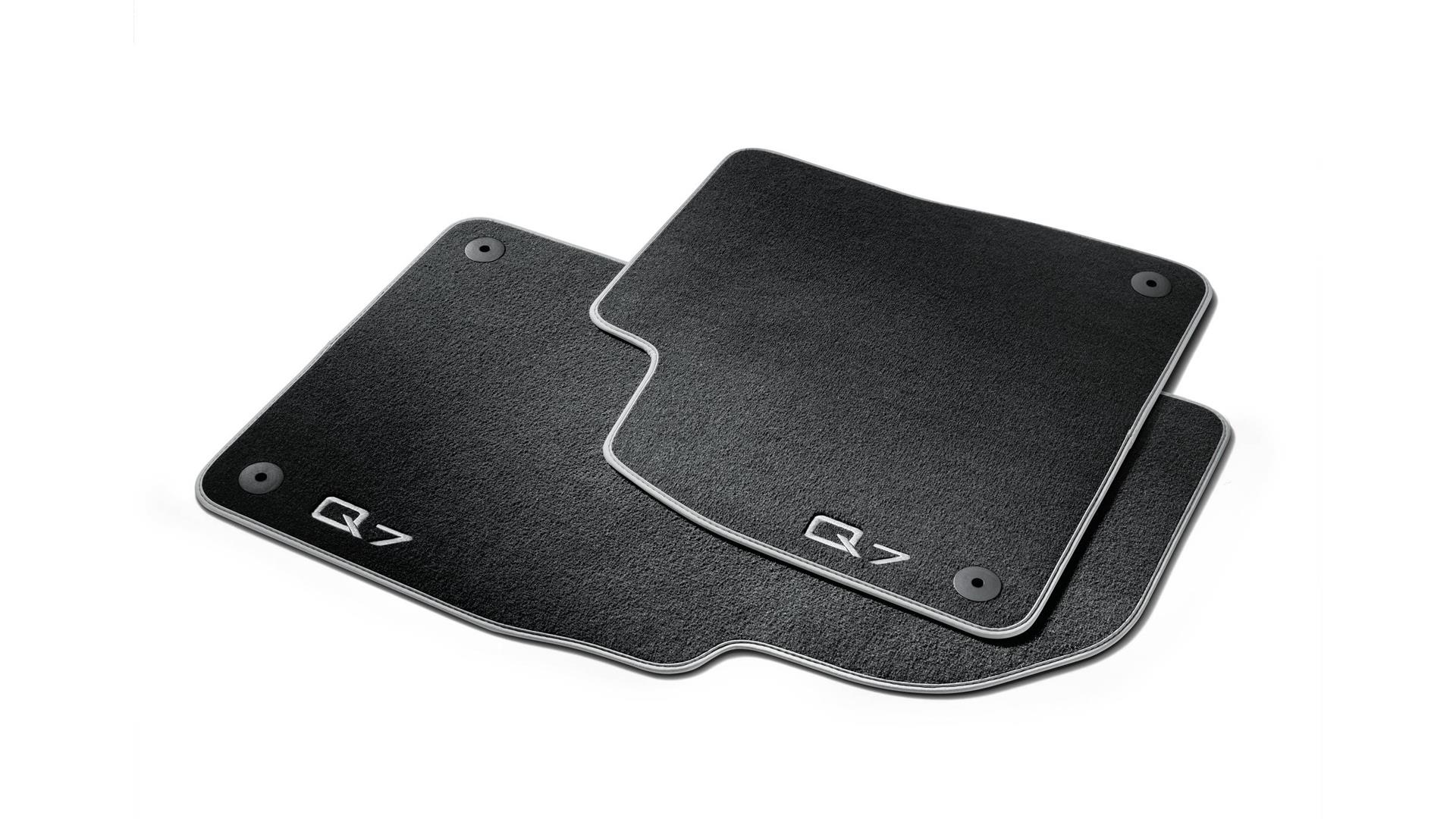 2018 Audi Q7 Premium Textile Floor Mats (Front) 4M1061275MNO Genuine Audi Accessory