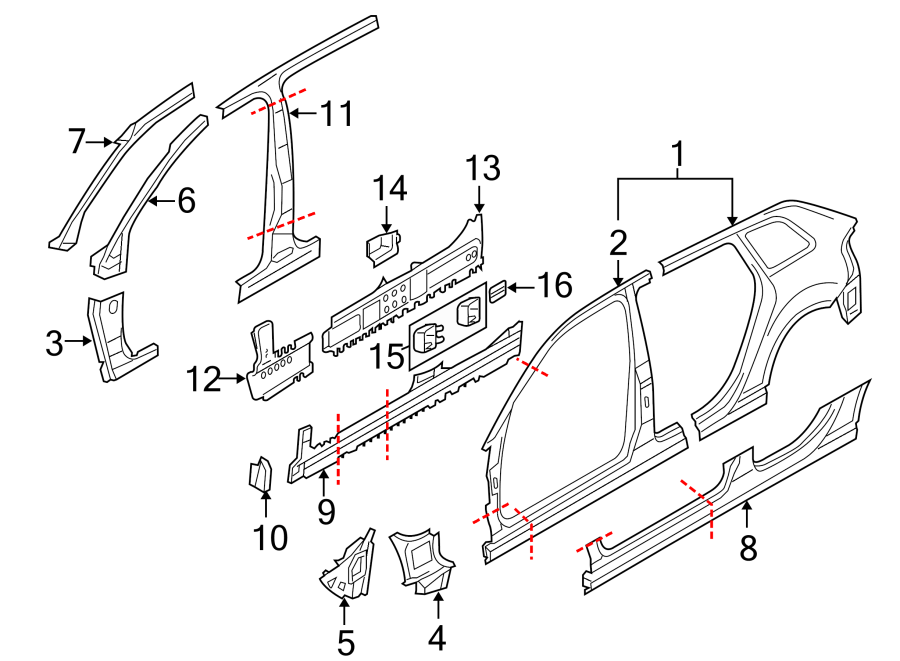 Audi Q7 Body Parts