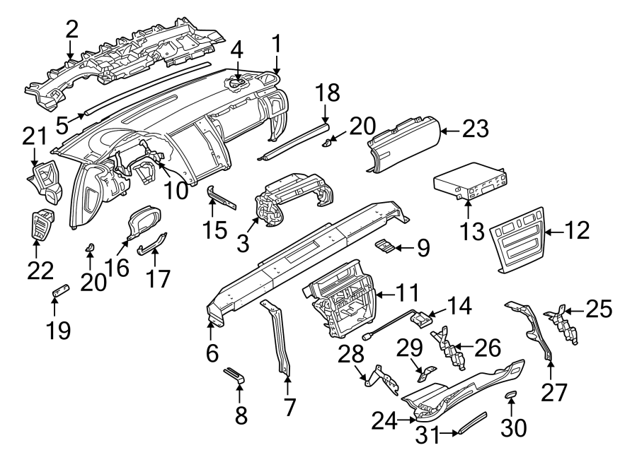 Audi A8 Cabin Air Temperature Sensor. A8. Ambient air. Inner. S8