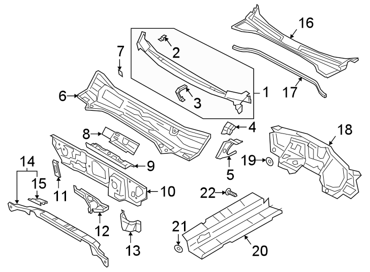 2018 Audi S5 Sportback Reinforced - 5q0805277 - Genuine Audi Part