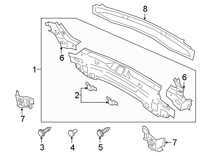 2019 Audi Q3 Panel. EXTENSION - 83A813394A - Genuine Audi Part