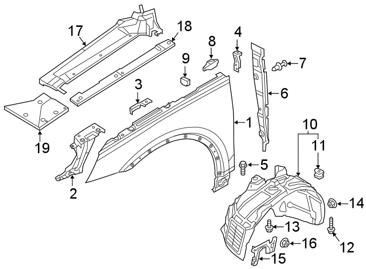 2016 Audi Q5 Parts Diagram