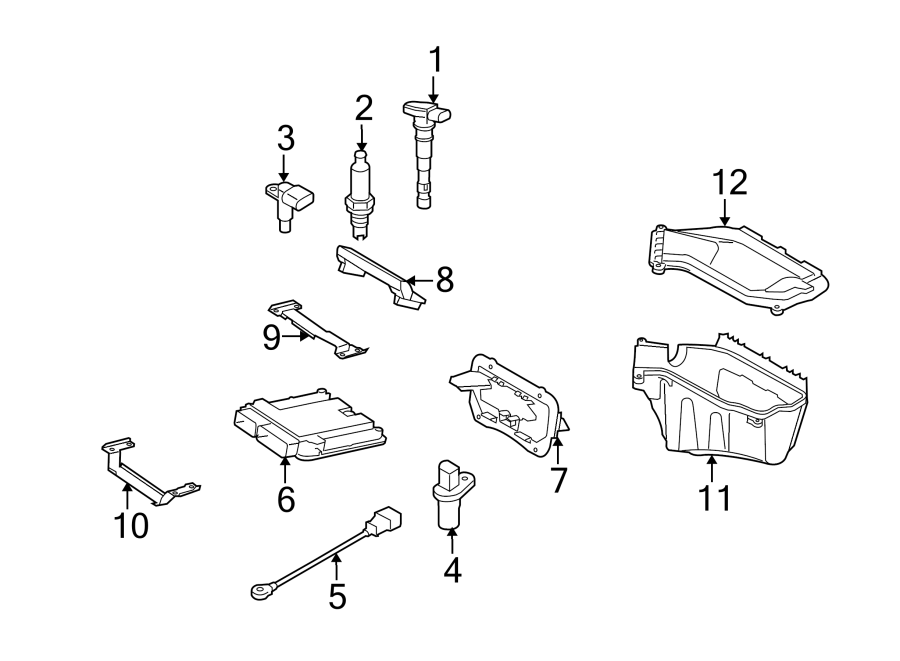 2013 Audi A4 Engine Camshaft Position Sensor. Engine Camshaft Position