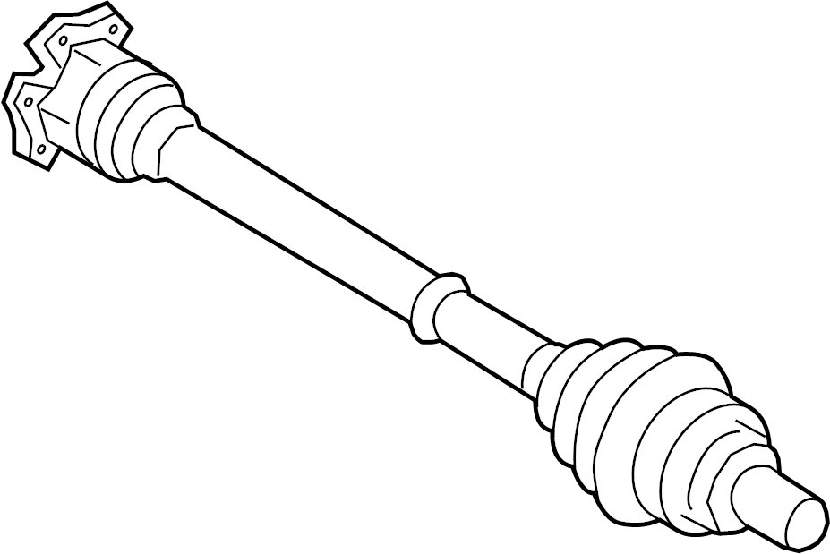 8R0407271G - Cv axle assembly - Genuine Audi Part